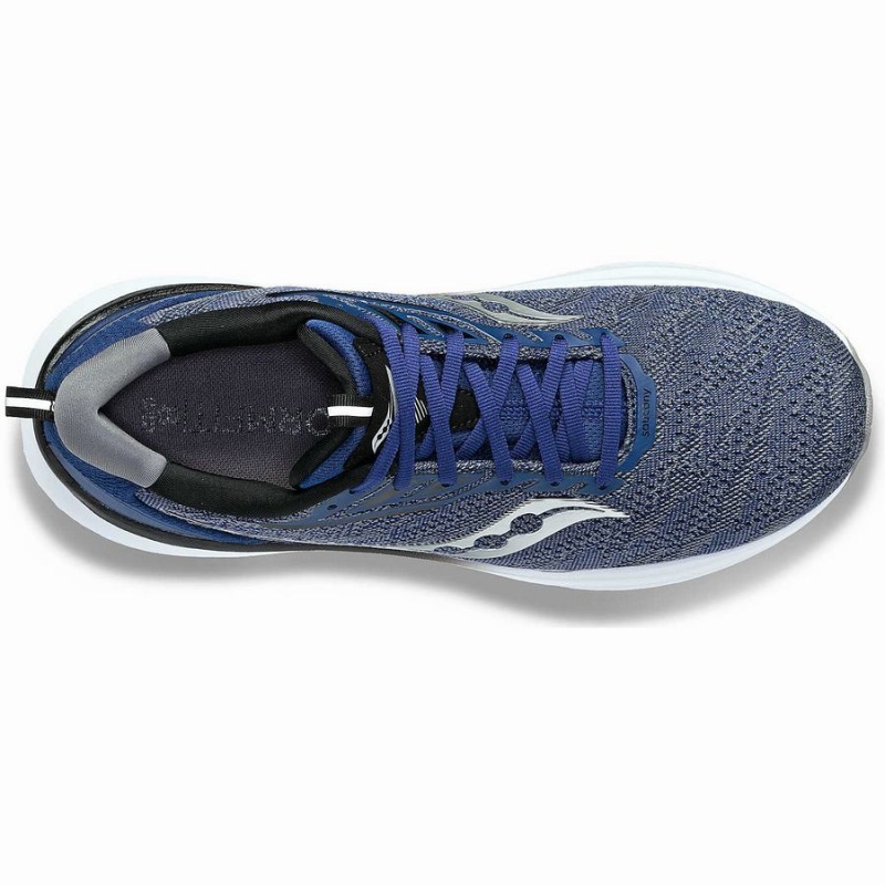 Saucony Echelon 9 Leveät Miesten Juoksukengät Indigo Mustat | Suomi S29807-B37