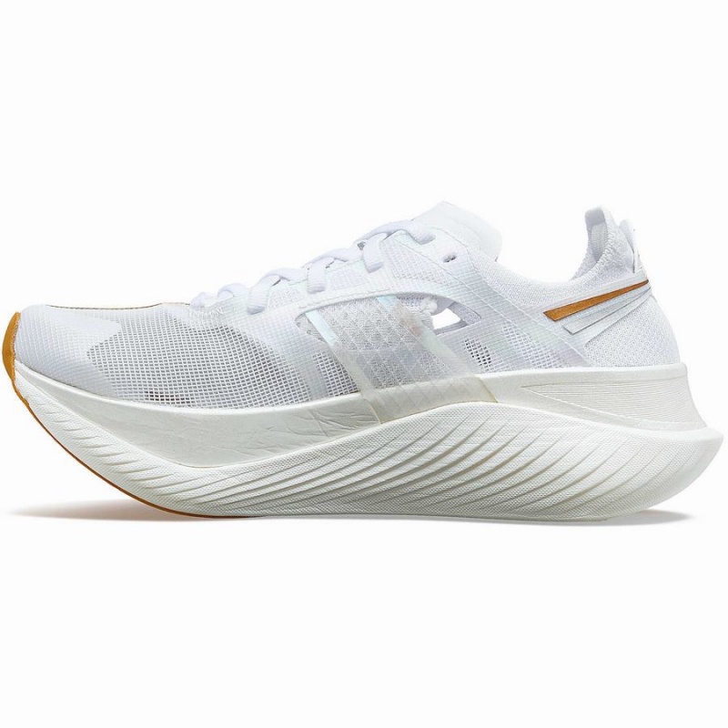 Saucony Endorphin Elite Miesten Juoksukengät Valkoinen Kultaiset | Suomi S12397-K42