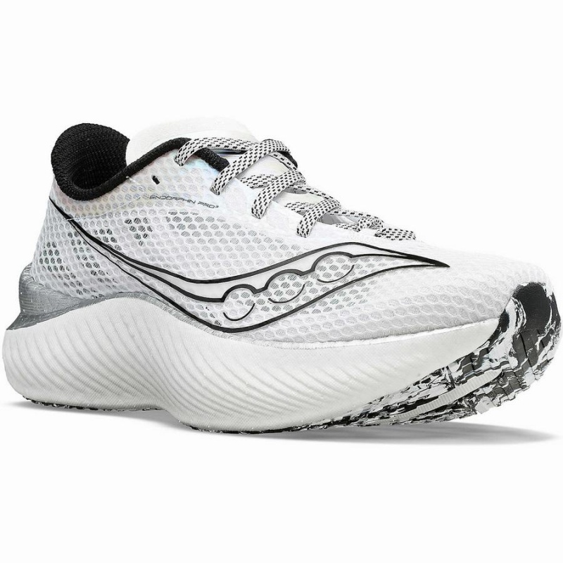 Saucony Endorphin Pro 3 Miesten Juoksukengät Valkoinen Mustat | Suomi S23710-E32