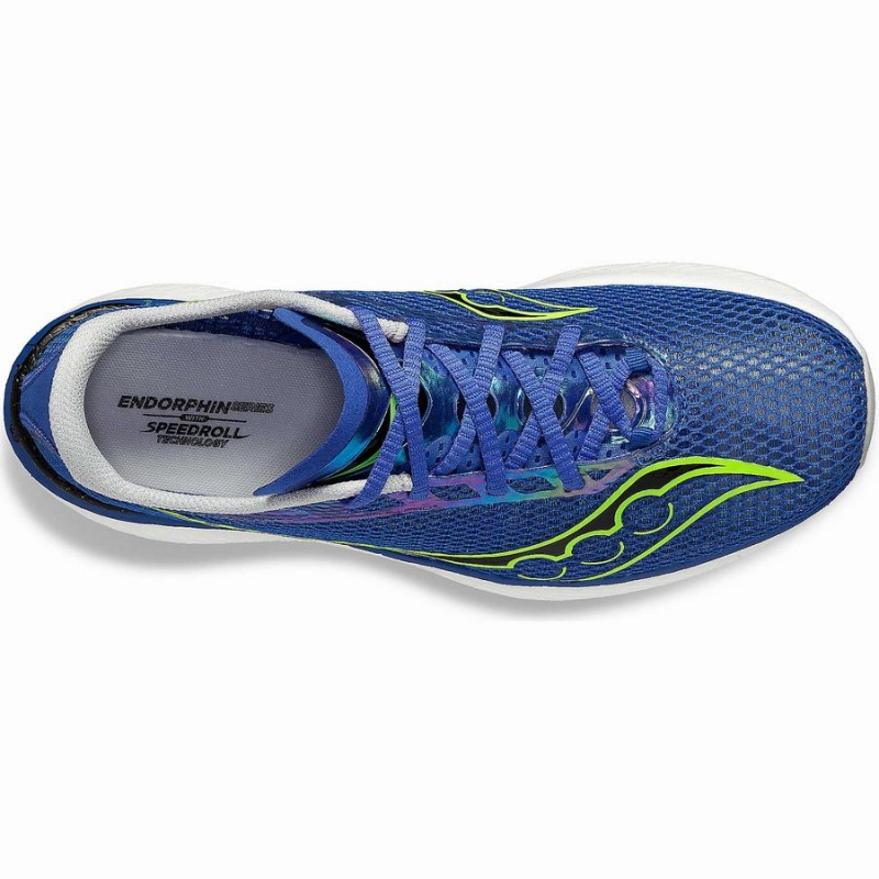 Saucony Endorphin Pro 3 Miesten Juoksukengät Sininen Vihreä | Suomi S79612-T78