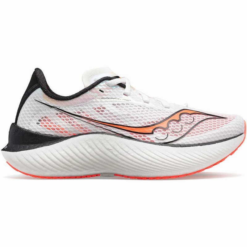 Saucony Endorphin Pro 3 Naisten Juoksukengät Valkoinen Mustat Punainen | Suomi S71439-E43