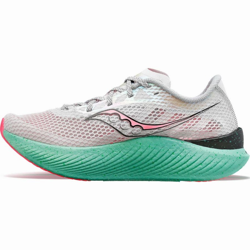 Saucony Endorphin Pro 3 Naisten Juoksukengät Valkoinen Pinkki | Suomi S69385-Z90