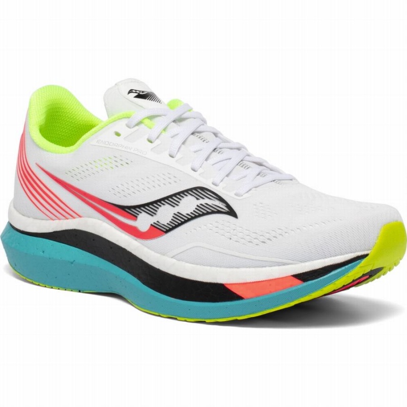 Saucony Endorphin Pro Miesten Juoksukengät Valkoinen | Suomi S21753-R84