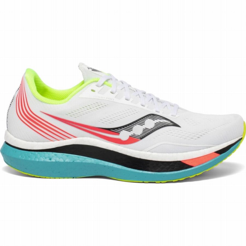 Saucony Endorphin Pro Miesten Juoksukengät Valkoinen | Suomi S21753-R84