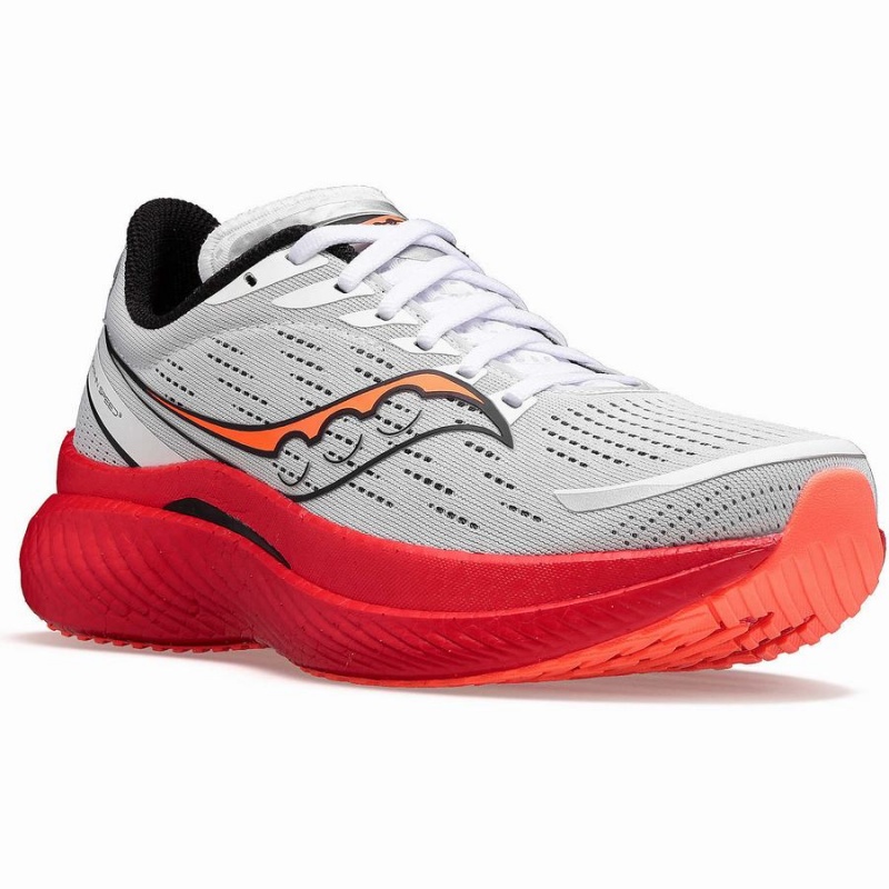 Saucony Endorphin Speed 3 Naisten Juoksukengät Valkoinen Mustat Punainen | Suomi S24386-E46