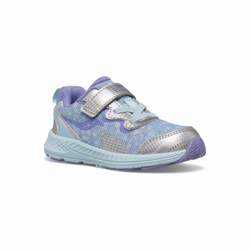 Saucony Flash A/C Jr. Sneaker Lasten Juoksukengät Hopea Violetit | Suomi S50893-U41