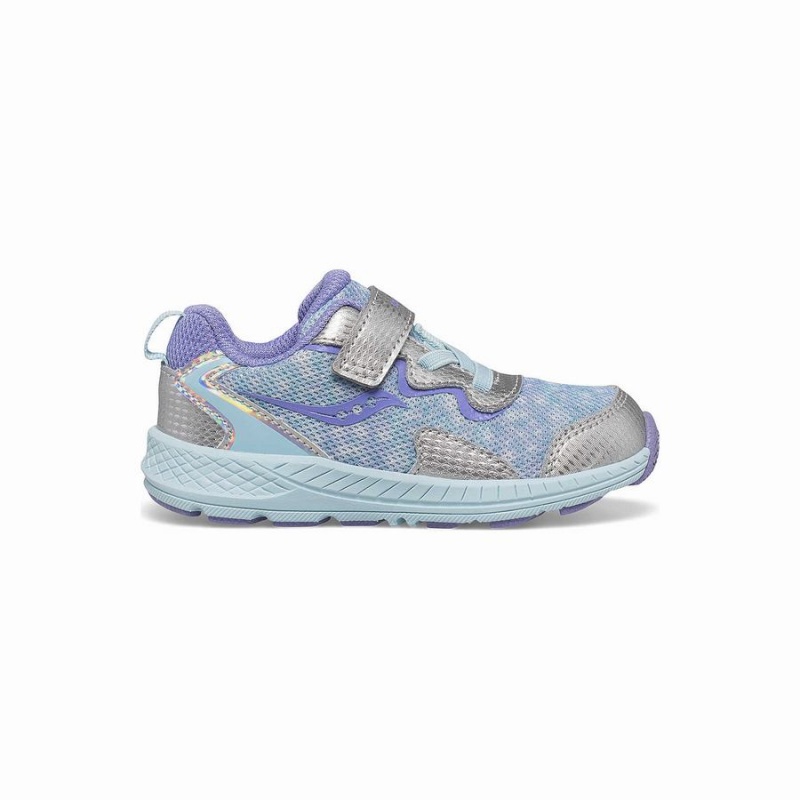 Saucony Flash A/C Jr. Sneaker Lasten Juoksukengät Hopea Violetit | Suomi S50893-U41