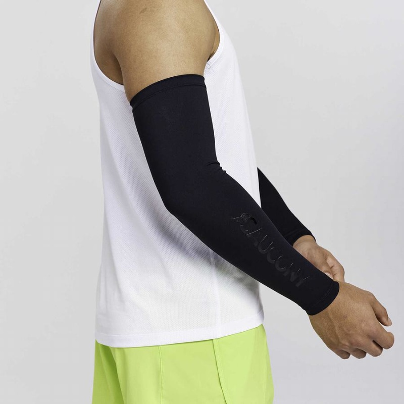 Saucony Fortify Arm Sleeves Miesten Kädenlämmitin Mustat | Suomi S30257-C92