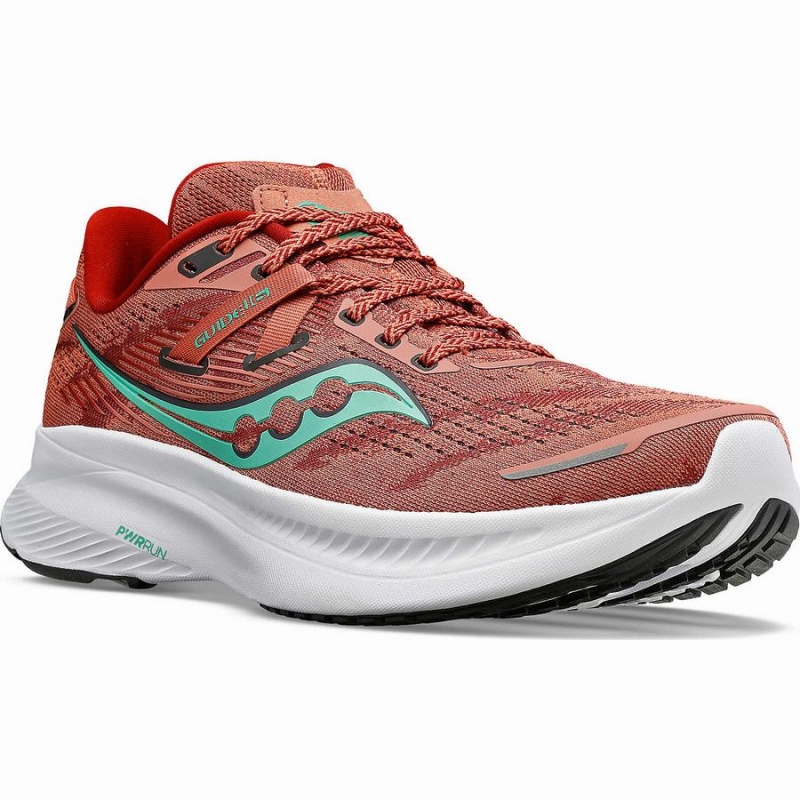 Saucony Guide 16 Leveät Naisten Juoksukengät Oranssi Turkoosi | Suomi S24516-A18