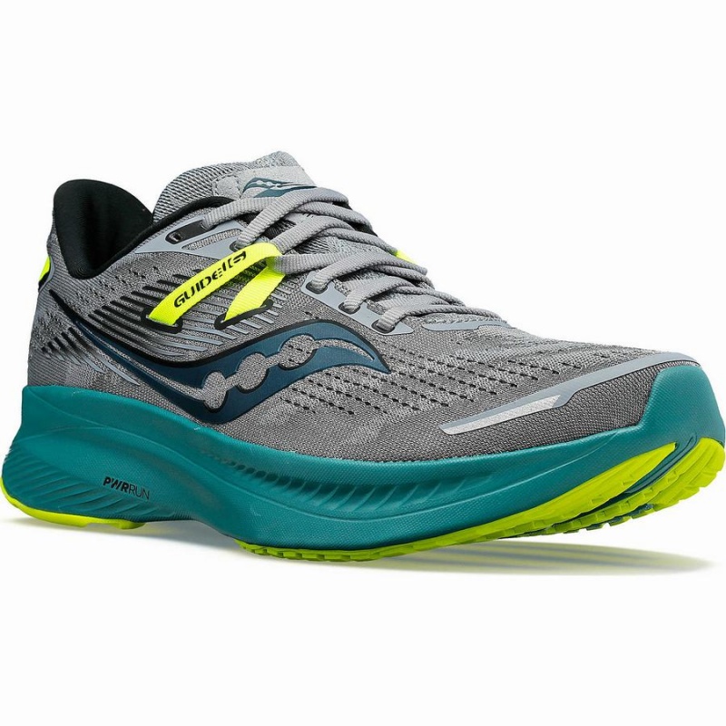 Saucony Guide 16 Miesten Juoksukengät Harmaat Vihreä | Suomi S71948-D08