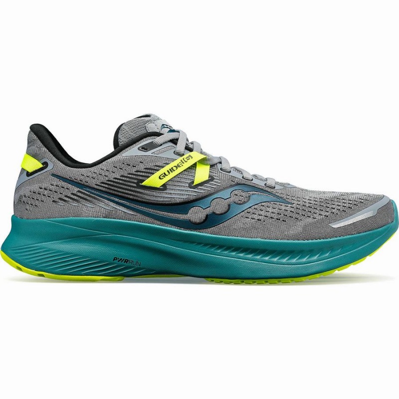 Saucony Guide 16 Miesten Juoksukengät Harmaat Vihreä | Suomi S71948-D08