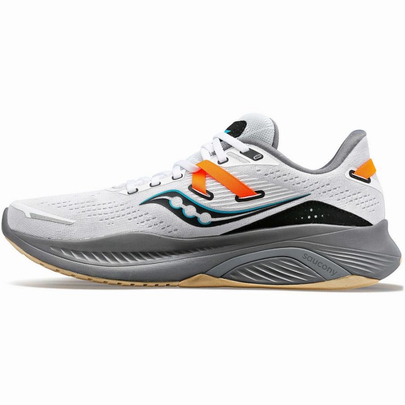 Saucony Guide 16 Miesten Juoksukengät Valkoinen Harmaat | Suomi S64215-N92