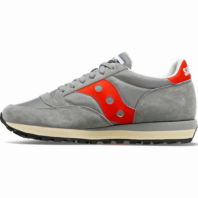 Saucony Jazz 81 Miesten Tennarit Harmaat Punainen | Suomi S05648-H51