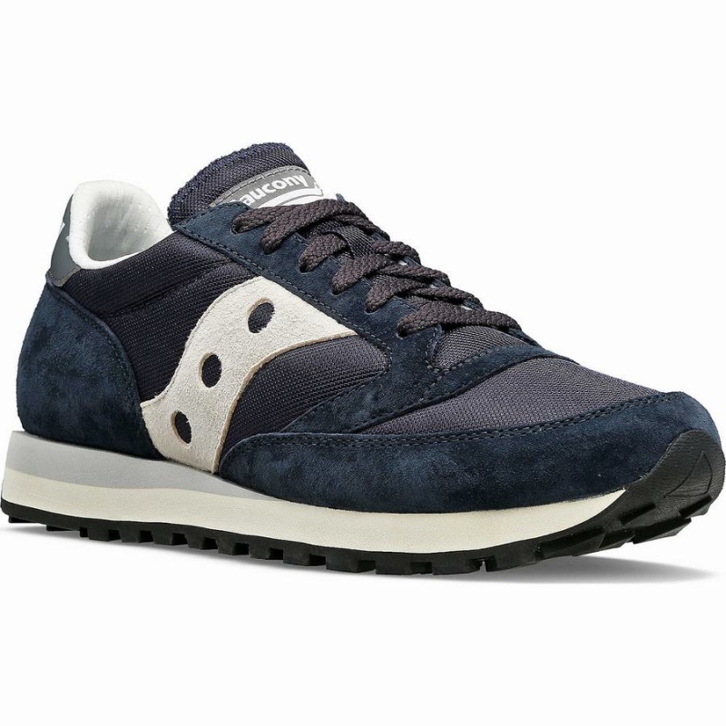 Saucony Jazz 81 Miesten Tennarit Laivastonsininen Harmaat | Suomi S72439-R91