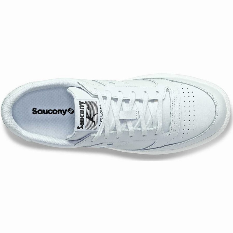 Saucony Jazz Court PU Miesten Tennarit Valkoinen Valkoinen | Suomi S08961-L76