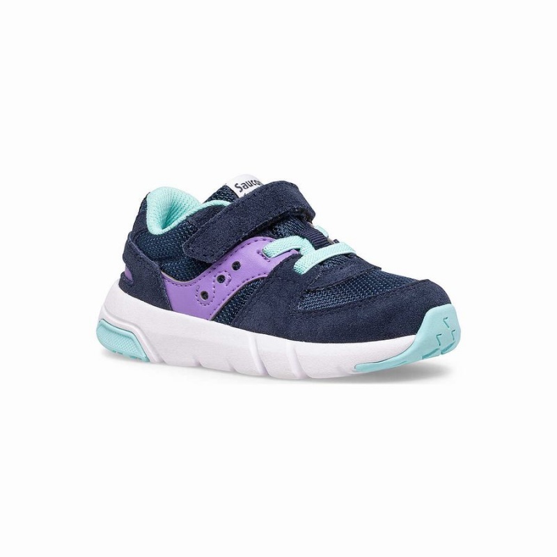 Saucony Jazz Lite 2.0 Sneaker Lasten Juoksukengät Laivastonsininen Violetit | Suomi S59162-J69