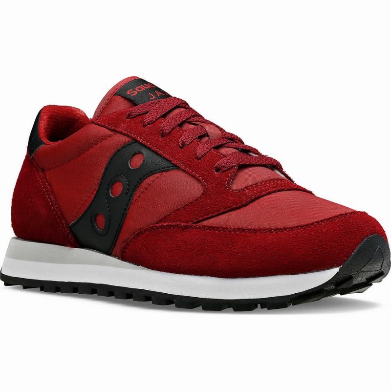 Saucony Jazz Original Miesten Tennarit Viininpunainen Mustat | Suomi S94038-N52