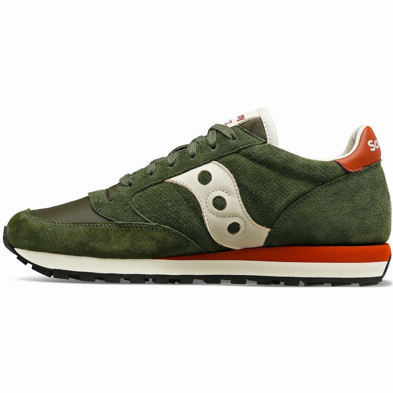 Saucony Jazz Original Premium Miesten Tennarit Oliivinvihreä | Suomi S30986-G28