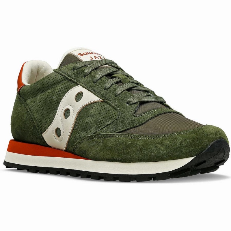 Saucony Jazz Original Premium Miesten Tennarit Oliivinvihreä | Suomi S30986-G28