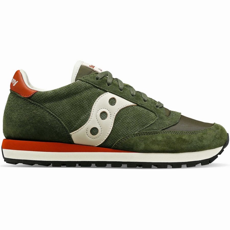 Saucony Jazz Original Premium Miesten Tennarit Oliivinvihreä | Suomi S30986-G28