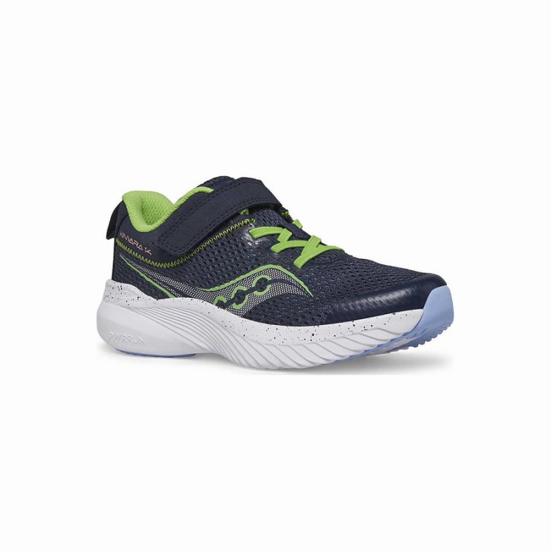 Saucony Kinvara 14 A/C Sneaker Lasten Juoksukengät Laivastonsininen Vihreä | Suomi S51327-Y98