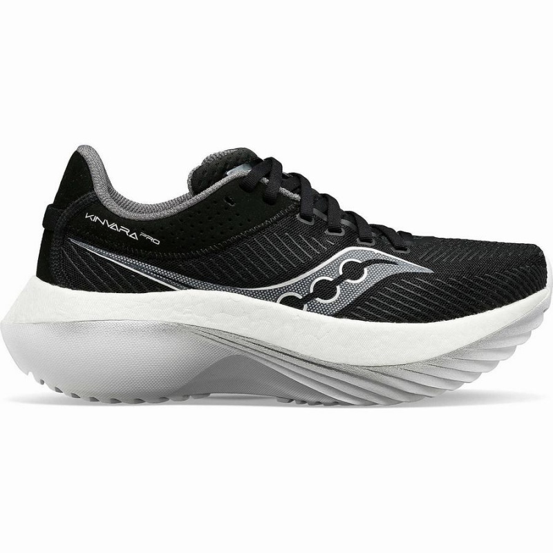 Saucony Kinvara Pro Leveät Naisten Juoksukengät Mustat Valkoinen | Suomi S84963-U18