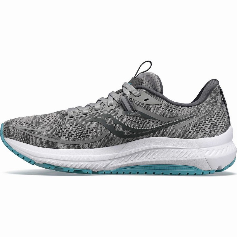 Saucony Omni 21 Leveät Naisten Juoksukengät Harmaat Sininen | Suomi S47502-J05