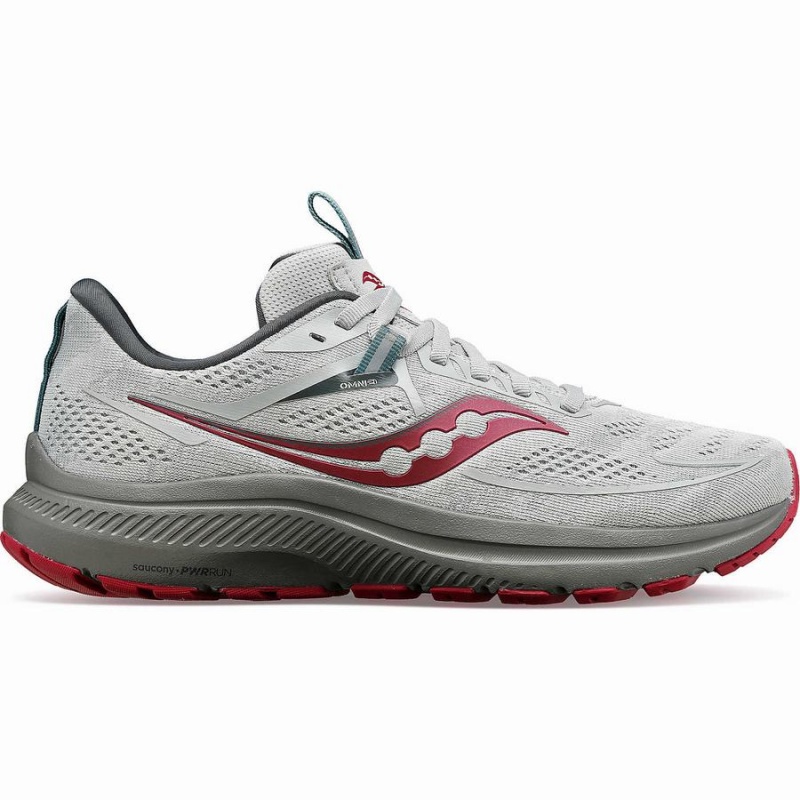 Saucony Omni 21 Naisten Juoksukengät Harmaat Punainen | Suomi S49173-B65