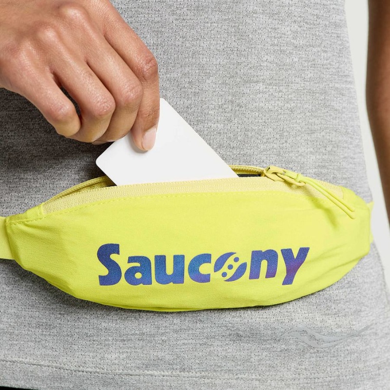 Saucony Outpace Run Belt Miesten Vyölaukku Keltainen | Suomi S24659-A58