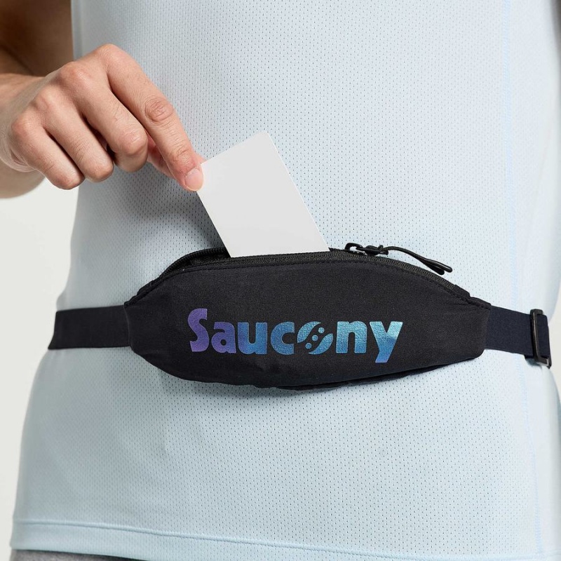 Saucony Outpace Run Belt Miesten Vyölaukku Mustat | Suomi S17294-D65