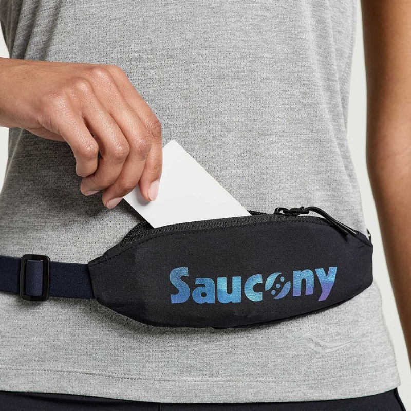 Saucony Outpace Run Belt Miesten Vyölaukku Mustat | Suomi S17294-D65