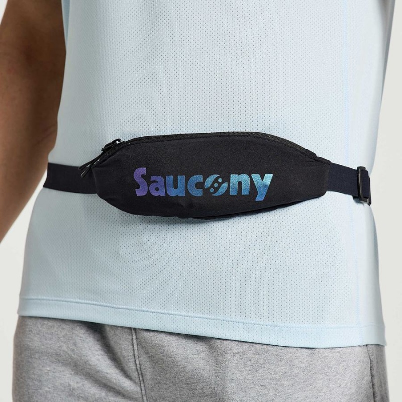 Saucony Outpace Run Belt Miesten Vyölaukku Mustat | Suomi S17294-D65