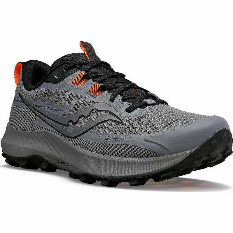 Saucony Peregrine 13 GTX Miesten Juoksukengät Harmaat Mustat | Suomi S41720-V90