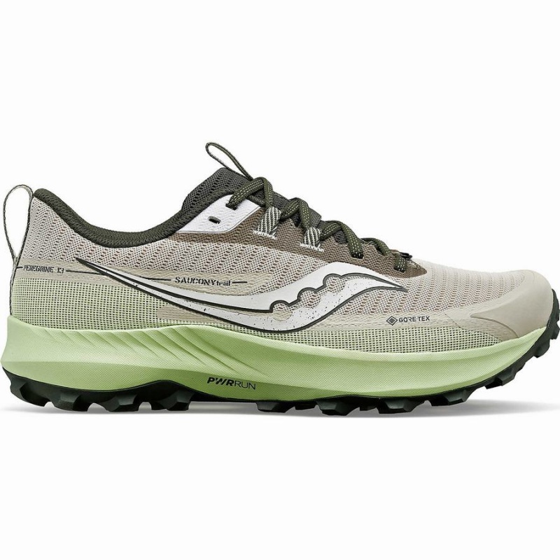 Saucony Peregrine 13 GTX Miesten Juoksukengät Dust / Umbra | Suomi S15782-B97