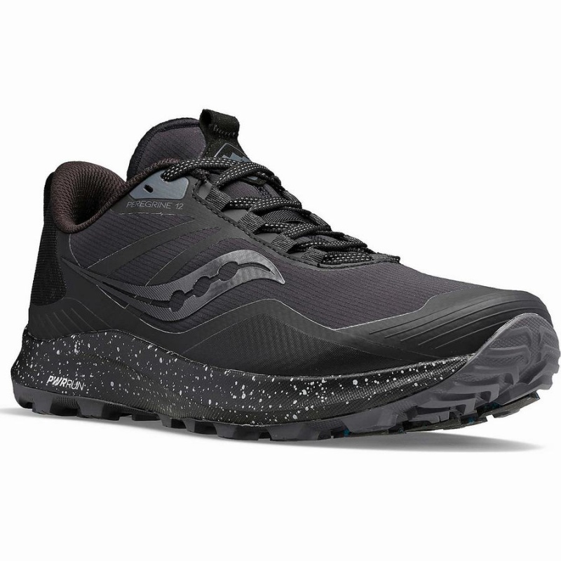 Saucony Peregrine ICE+ 3 Miesten Juoksukengät Mustat Harmaat | Suomi S28340-P98