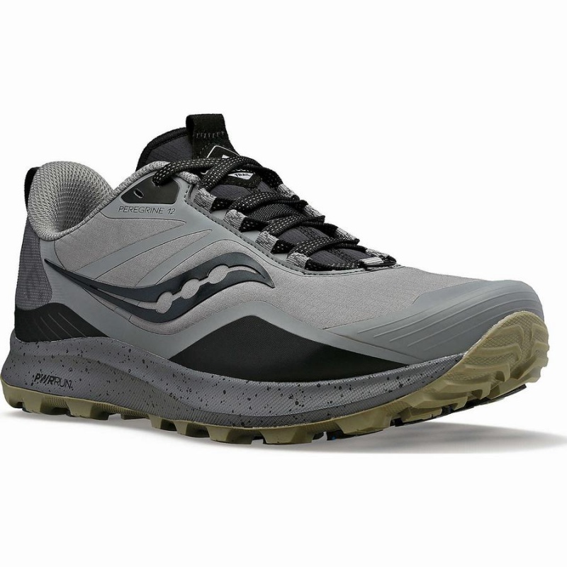 Saucony Peregrine ICE+ 3 Miesten Juoksukengät Harmaat Mustat | Suomi S43105-Z09