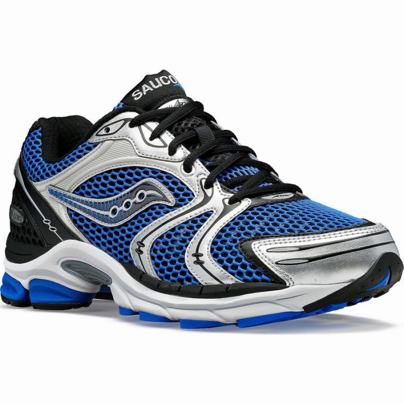 Saucony ProGrid Triumph 4 Miesten Tennarit Sininen Hopea | Suomi S82159-V20