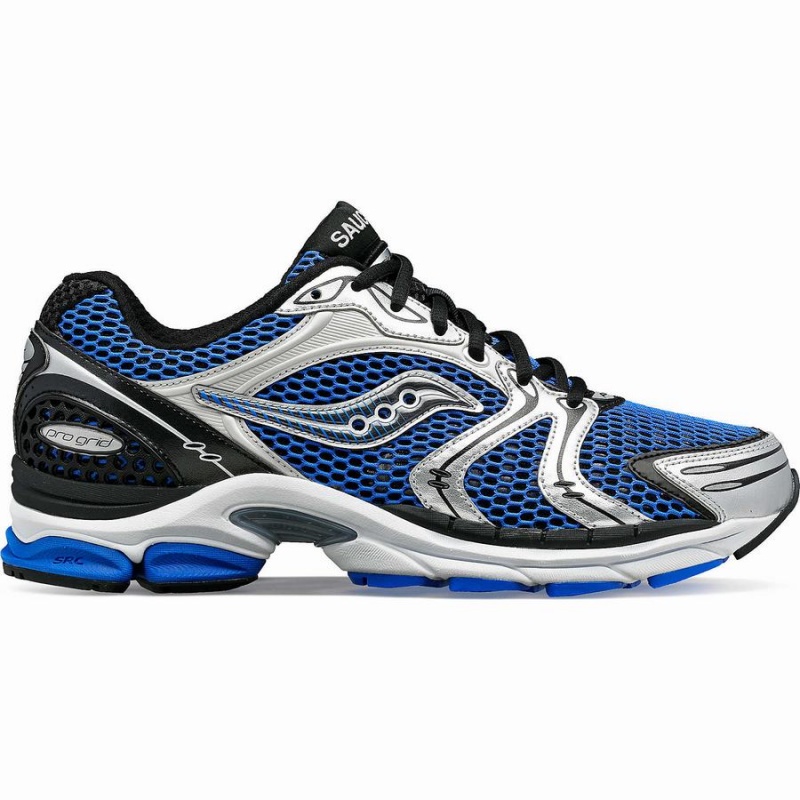 Saucony ProGrid Triumph 4 Miesten Tennarit Sininen Hopea | Suomi S82159-V20