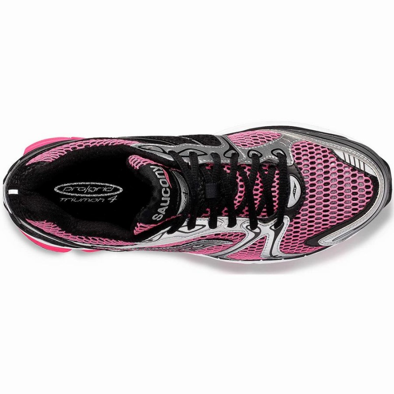 Saucony ProGrid Triumph 4 Miesten Tennarit Pinkki Hopea | Suomi S87921-B28