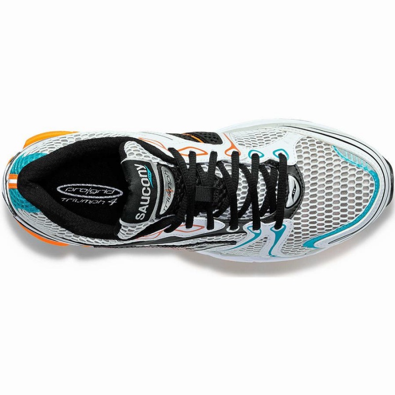 Saucony ProGrid Triumph 4 Miesten Tennarit Valkoinen Hopea | Suomi S02714-N82