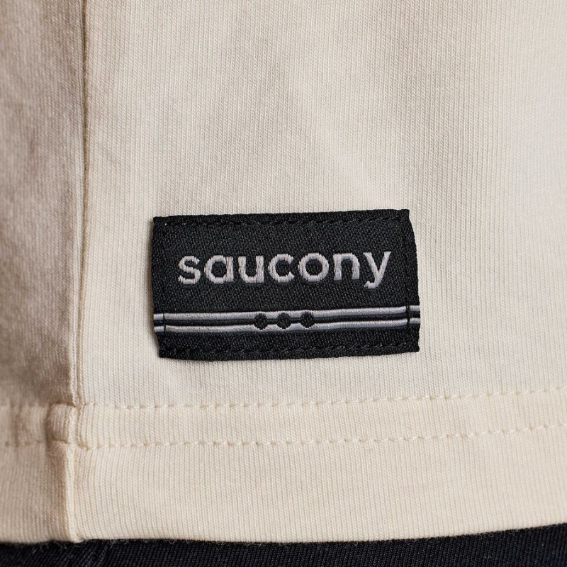 Saucony Recovery Boxy Tee Naisten T Paidat Beige | Suomi S25164-W57