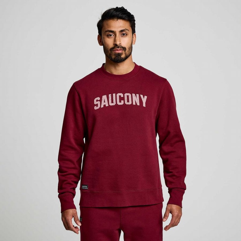 Saucony Recovery Crew Miesten Collegepaita Punainen | Suomi S83195-T17