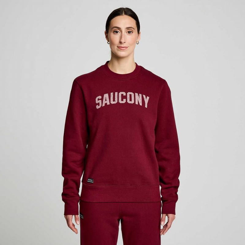 Saucony Recovery Crew Naisten Collegepaita Punainen | Suomi S56928-Q59