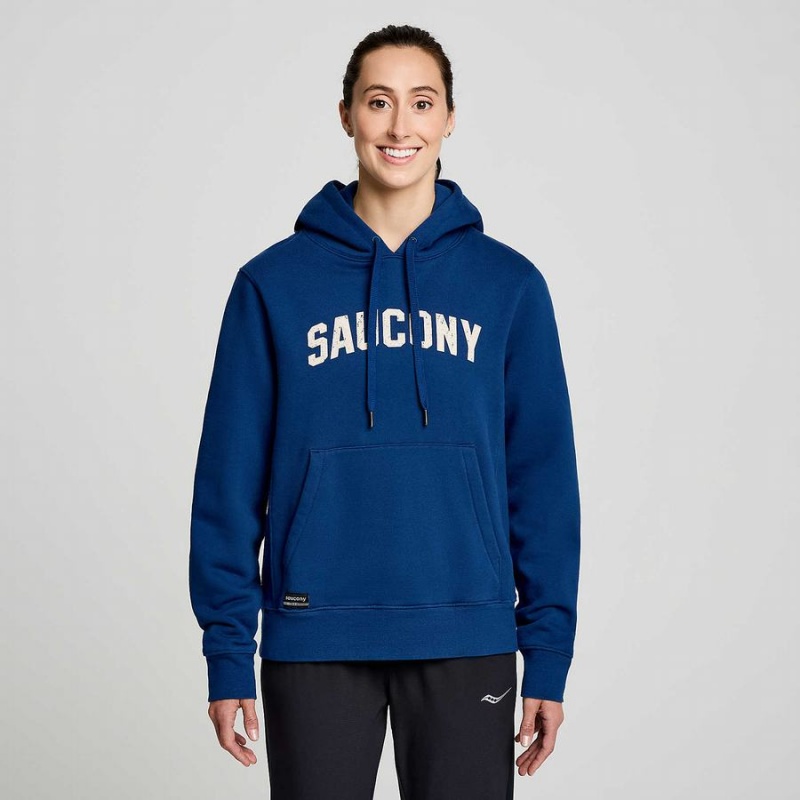 Saucony Recovery Hoody Miesten Huppari Indigo | Suomi S35872-S54