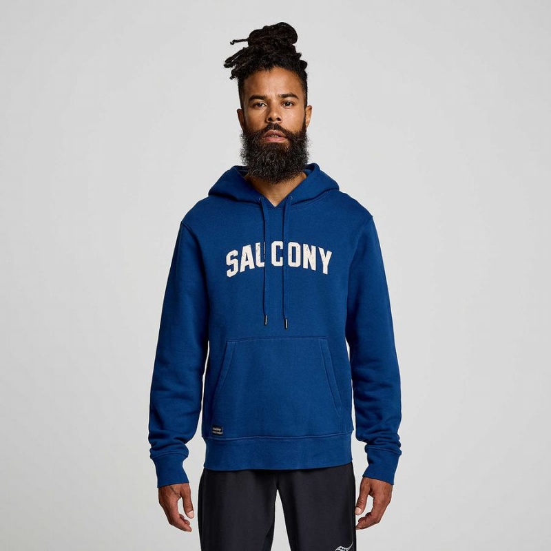 Saucony Recovery Hoody Miesten Huppari Indigo | Suomi S35872-S54