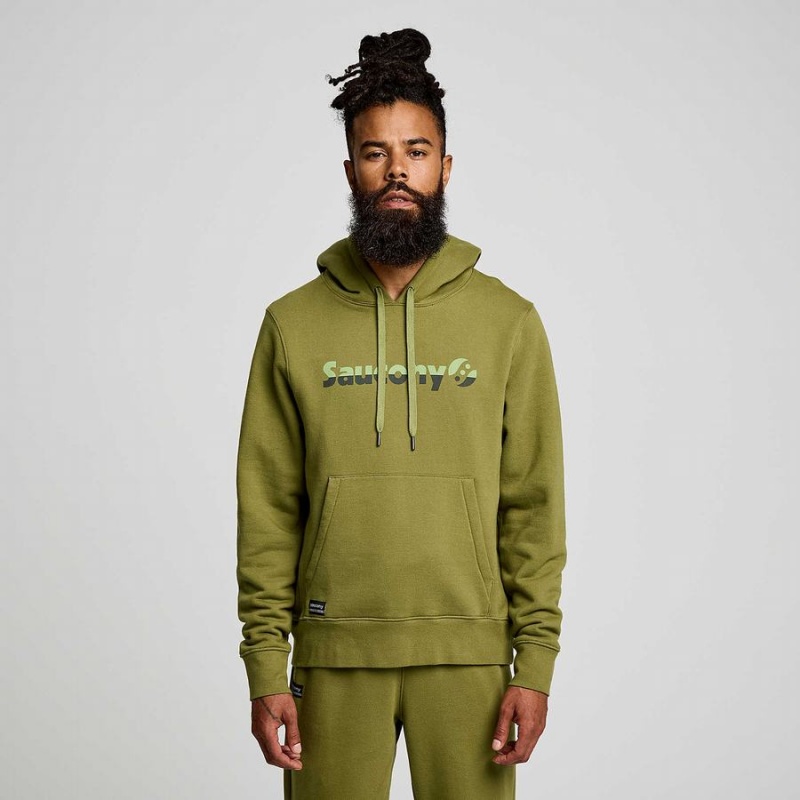 Saucony Recovery Hoody Miesten Huppari Khaki | Suomi S14853-D13