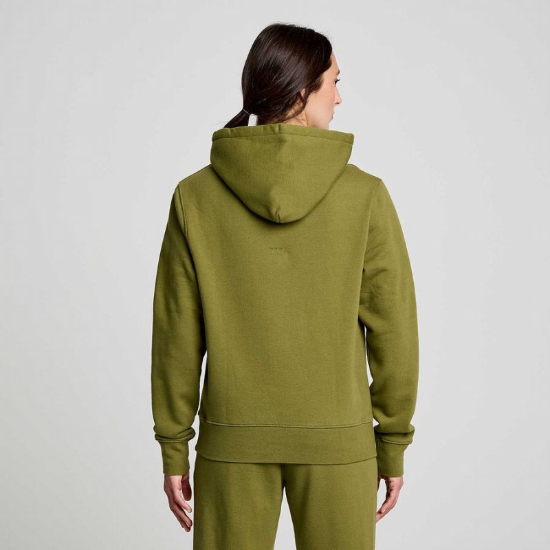 Saucony Recovery Hoody Naisten Huppari Khaki | Suomi S68903-S87