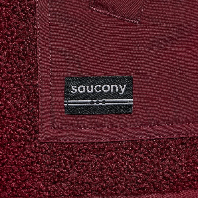 Saucony Recovery Sherpa Miesten Villapusero Punainen | Suomi S61598-Y50