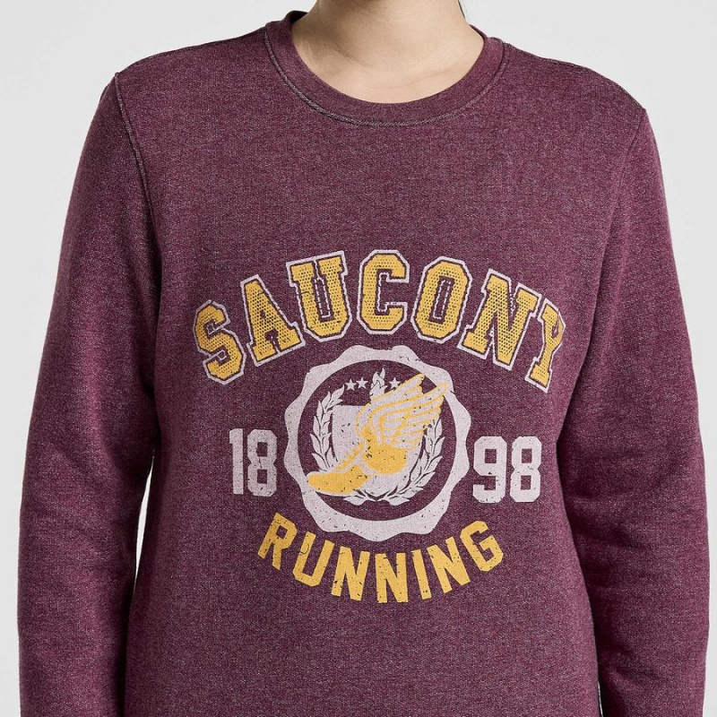 Saucony Rested Crewneck Naisten Collegepaita Harmaat | Suomi S19374-J72