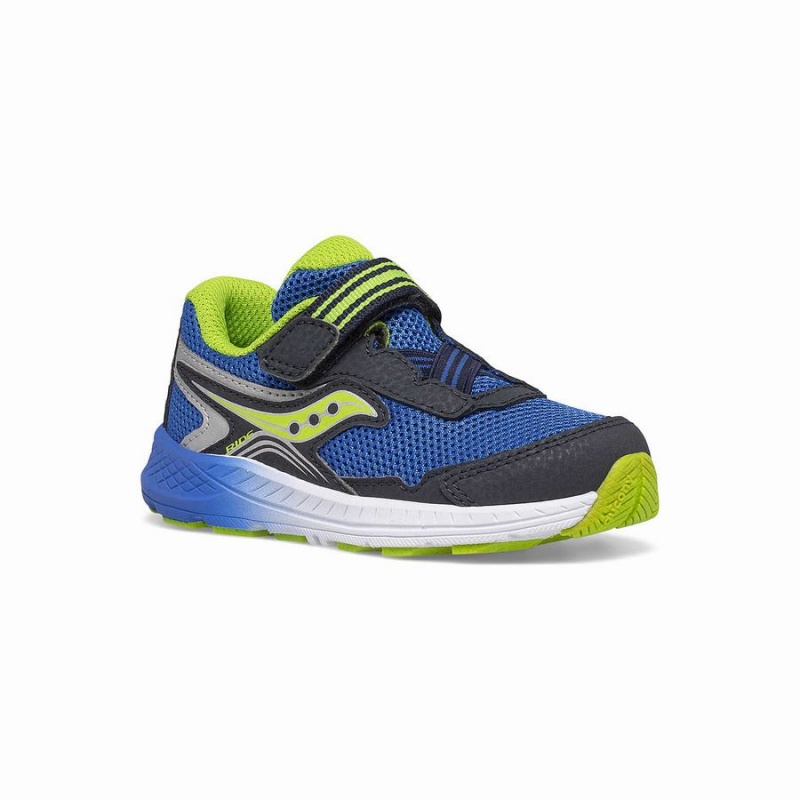 Saucony Ride 10 Jr. Sneaker Lasten Juoksukengät Laivastonsininen Vihreä | Suomi S15690-G39